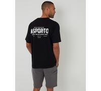 Threadbare Weller Regular Fit T-Shirt Noir Small Male