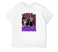 Three 6 Mafia Hip Hop Rap T Shirt T-Shirt WhiteXL