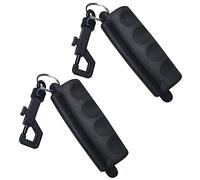 THREE ARCHERS Lot de 2 tire-flèches en caoutchouc avec clip de ceinture pour tirer facilement les flèches et protéger les mains (noir et noir)