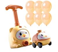 Three Balloon Racing Toy, Funny Interactive Kit, Compact Car Pump with Play Feature, Indoor Play with Sl esign, Premium School Living Room Activity Set, Best Kids Education Aid