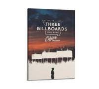 Three Billboards Outside Ebbing, Missouri, affiches esthétiques, art mural sur toile, poster vintage, peinture décorative pour salon, chambre à coucher, 60 x 90 cm, style cadre