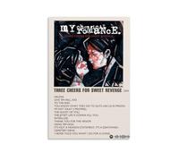 Three Cheers for Sweet Revenge-My Chemical RomanceArt Peinture décorative imperméable et résistante aux taches, peinture murale pour salon, bureau, café, installation facile, facile à nettoyer, cadeau