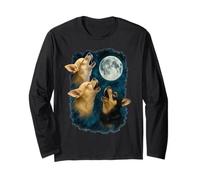 Three Chihuahuas Howling At The Moon 3 Chihuahua Moon Manche Longue