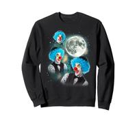 Three Clown Moon | 3 Clowns de Cirque, Vilain mème maudit Sweatshirt