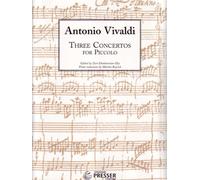 Three concertos for piccolo -livre +partition