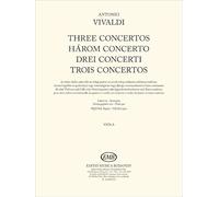 Three Concertos for three violins and cello or string quartet or youth string orchestra and basso continuo