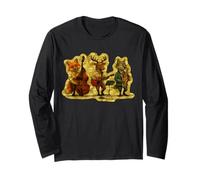 Three Cool Jazz Musicans - Fox Deer Wolf 1 - Fan Fun Manche Longue