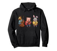 Three Cool Jazz Musicans - Horse Pig Rabbit 1 - Fan Fun Sweat à Capuche