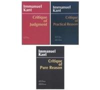 Three Critiques, 3-Volume Set
