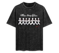 Three Days Grace T-shirt vintage surdimensionné en coton graphique à manches courtes Col rond Vêtements Unisexe, Style-2, L