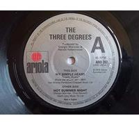THREE DEGREES My Simple Heart / Hot Summer Night 7" vinyl
