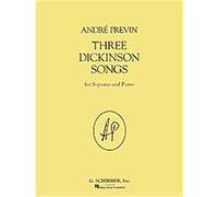 Three Dickinson Songs Andre Previn (Auteur)