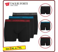 Three elastic cotton underwear boxer plus size for men. Big and tall. Big size