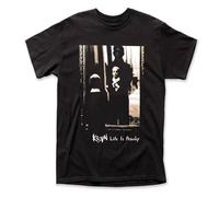 Three Feather Korn Life is Peachy Black Men's Cotton Unisex T Shirt Album S 5XL Retro Print S Black M