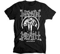 Three Feather Napalm Death Analysis Paralysis Mens Outdoor Graphic T-Shirt Black L