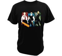 Three Flavours Cornetto Trilogy T Shirt Shaun of The Dead Men Cotton T-Shirt Hot Fuzz Tops The World's End Tshirt Tees Black M