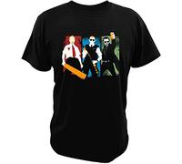 Three Flavours Cornetto Trilogy T Shirt Shaun of The Dead Men Cotton T-Shirt Hot Fuzz Tops The World's End Tshirt Tees Black M