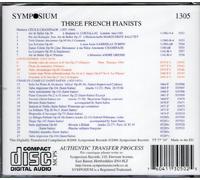 Three French Pianists