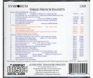 Three French Pianists