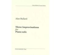 Three Improvisations - Piano Solo / Recueil