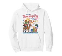 Three Kings Day Porto Rico Kids Idea & Coqui Frog Boricua Sweat à Capuche