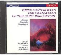 Three Masterpieces For Violoncello Of The Early 20th Century