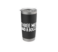 Three Men And A Bocce Ball With Jack Bocci Game Bocce Gobelet isotherme en acier inoxydable double paroi