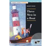 Three Men in a Boat (B1.2) Livre avec 1 CD audio - Jerome K. Jerome - Cideb Black Cat - Livre CD - Méthode de langue CD