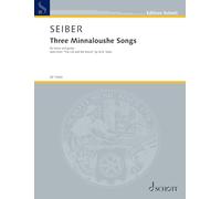 Three Minnaloushe Songs: for tenor and guitar. tenor and guitar. Partition d'exécution.