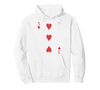 Three of Hearts Playing Card Easy Halloween Group Costume Sweat à Capuche