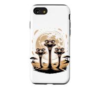 Three Ostrich Moon Big Bird Parody Safari Coque pour iPhone SE (2020) / 7/8
