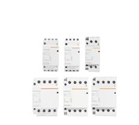 Three Phase AC Type 4pole 220V 50Hz Din Rail Household 25A 40A 63A Modular Contactor Switch Controller EKMF(25A 4NO)