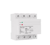 Three Phase Over Under Voltage Protector 3 Phase Automatic Recovery Protective Device Surge Protection Relay Reset 63A 60A 380V BIANMTSW
