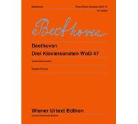 Three Piano Sonatas: Kurfürstensonaten. WoO 47. piano.