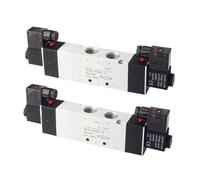 Three Position Five Way 4V430C-15 4V430E-15 4V430P-15 Pneumatic Electric Solenoid Valve 12V 24V 110V 220V(4V430C-15,AC220V)