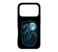 Three Raccoons Howling At The Moon 3 Raccoon Moon Coque pour iPhone 17 Pro