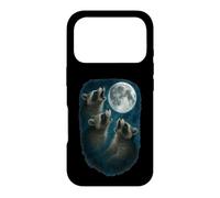 Three Raccoons Howling At The Moon 3 Raccoon Moon Coque pour iPhone 17 Pro