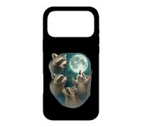 Three Raccoons Howling At The Moon 3 Raccoon Moon Coque pour iPhone 17 Pro Max