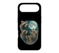 Three Raccoons Howling At The Moon 3 Raccoon Moon Coque pour iPhone Air
