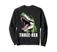 Three-Rex Dinosaur Kids 3rd Birthday Boys & Girls Graphics Sweatshirt