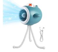 Three Speed Ventilation Device, Adjustable Airflow Fan, Portable Cooling Breeze Unit, Clip On Stroller Cooling System, Travel Friendly Desk Fan, Outdoor Indoor Summer Comfort Accessory