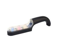 Three Stage Cutter Sharpener, Anti Slip Handle Grinding Stone, 8in Kitchen Tool Sharpener with Non Slip Grip, Multi Purpose Garden Sharpeners, Hand Tool with Ergonomic Design File Sharpeners for Chef