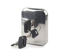 Three T Bouchons de porte de réservoir de carburant avec clés de montage pour moto pour Kawasaki KZ250 KZ305 KZ440 KZ550 KZ750 KZ650 KZ1000 KZ1100 KZ1300, ZN750 ZN1100 ZN1300