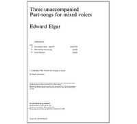 Three Unaccompanied Part-Songs For Mixed Voices