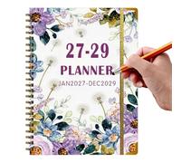 Three Year Monthly Planner, 2027 2029 Life Organizer Agenda Daily Work Schedule Notebook For Study School College Desk Travel Home Business Use Time Management Goal Planning Productivity System