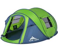 ThreeBears Tente Pop-up instantanée - Tente 2 Personnes à Montage Automatique Facile, idéale pour Le Camping, Les Voyages et Les Aventures en Plein air. Montage Rapide et Pratique. (Vert)