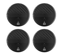 ThreeH Alarme de Porte à Distance sans Fil Alarme d'ouverture de fenêtre Détecteur de sécurité magnétique Sensibilité réglable Voyant Lumineux LED pour la sécurité des Enfants 4 Packs