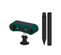 ThreeH Alarme Sonore et Lumineuse à Détecteur de Mouvement Solaire avec Répulsif Ultrasonique pour Le Jardin, la Cour et la Protection du Terrain