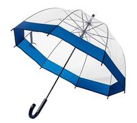 ThreeH Parapluie à bulles avec dôme transparent POE Canopy Parapluie de mariage classique à ouverture automatique,Bleu