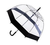 ThreeH Parapluie dôme transparent Parapluie léger, coupe-vent, surface transparente à bulles Parapluie de mariage à ouverture automatique,Noir